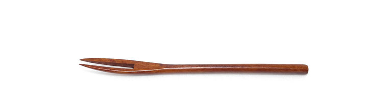 옻칠 양날포크